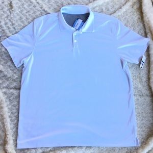 Men’s white Van Heusen polo golf shirt new xl